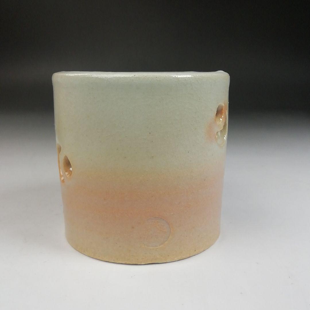 Ｗ６　蓋置　『萩焼』『椿窯　天鵬山 造』　共箱　茶道具