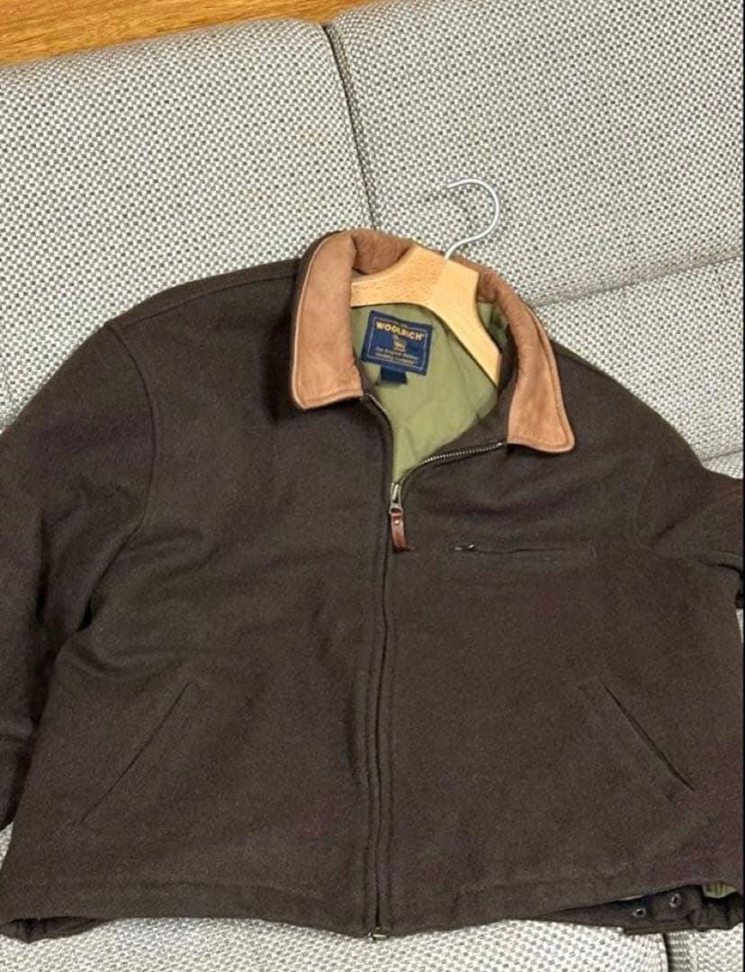 WOOLRICH ブラウン ジップアップジャケット