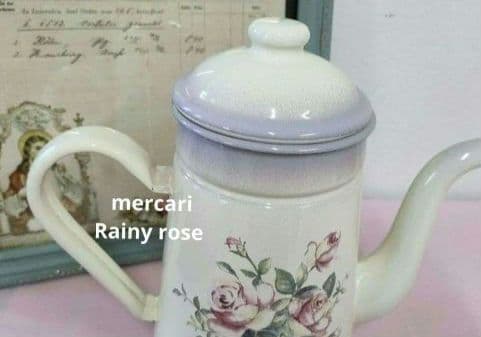 1833:最終価格♥イマン好き!　麗しのビビアン　コーヒーポットL　新品未使用