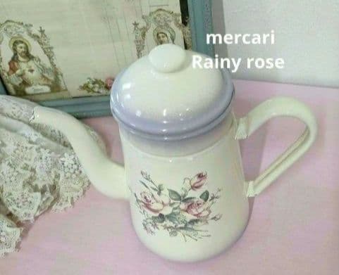 1833:最終価格♥イマン好き!　麗しのビビアン　コーヒーポットL　新品未使用