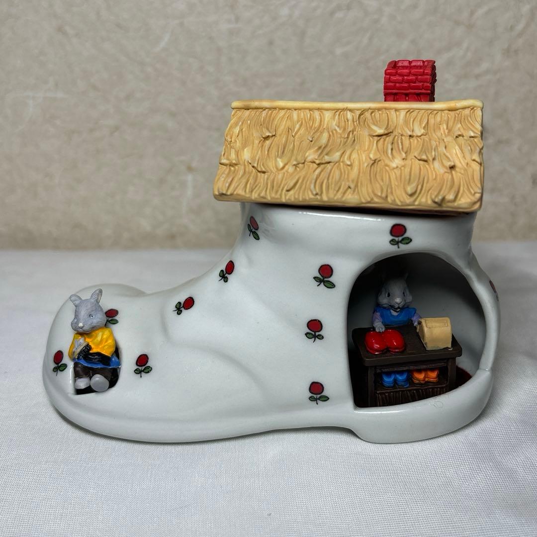 REUTTER PORZELLAN GERMANY 急須と靴 置物 2点セット