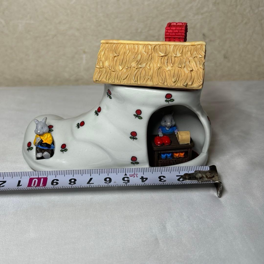 REUTTER PORZELLAN GERMANY 急須と靴 置物 2点セット