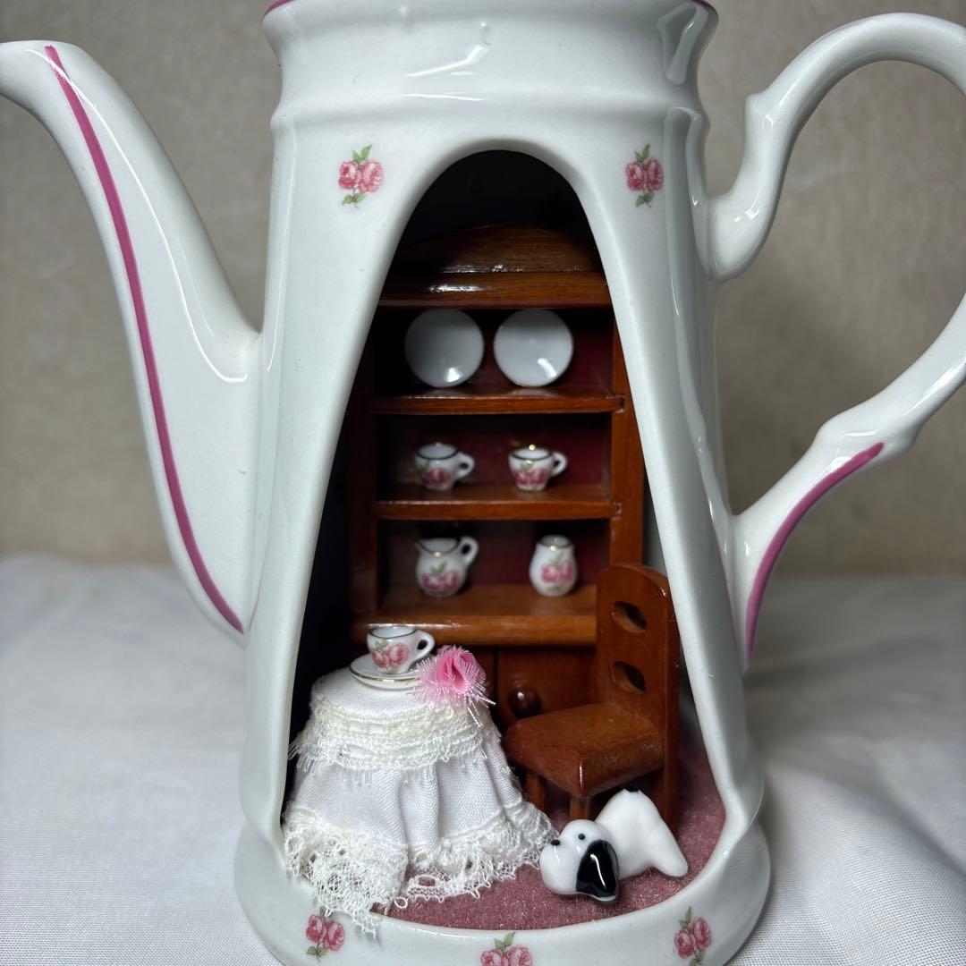 REUTTER PORZELLAN GERMANY 急須と靴 置物 2点セット