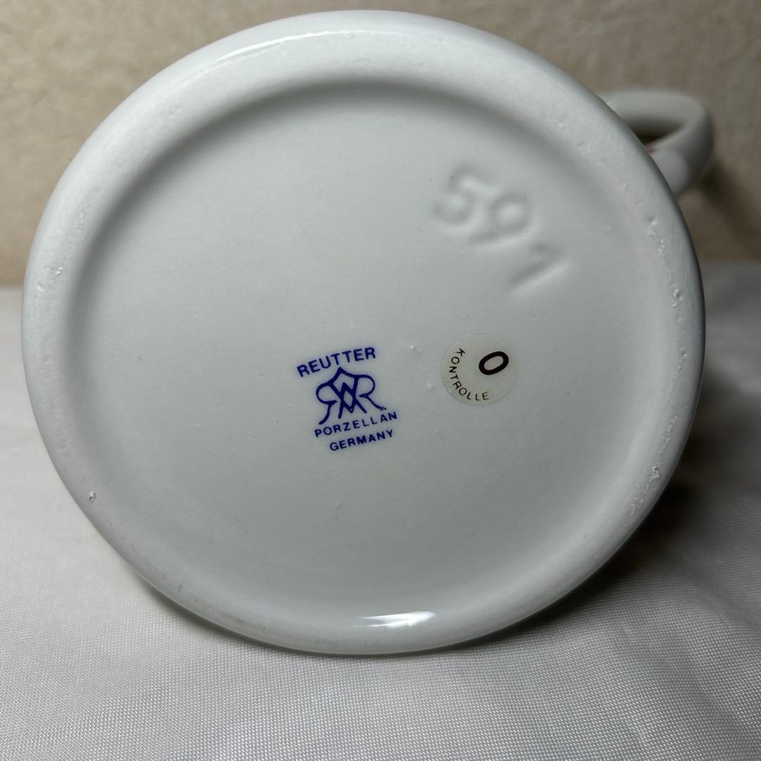 REUTTER PORZELLAN GERMANY 急須と靴 置物 2点セット