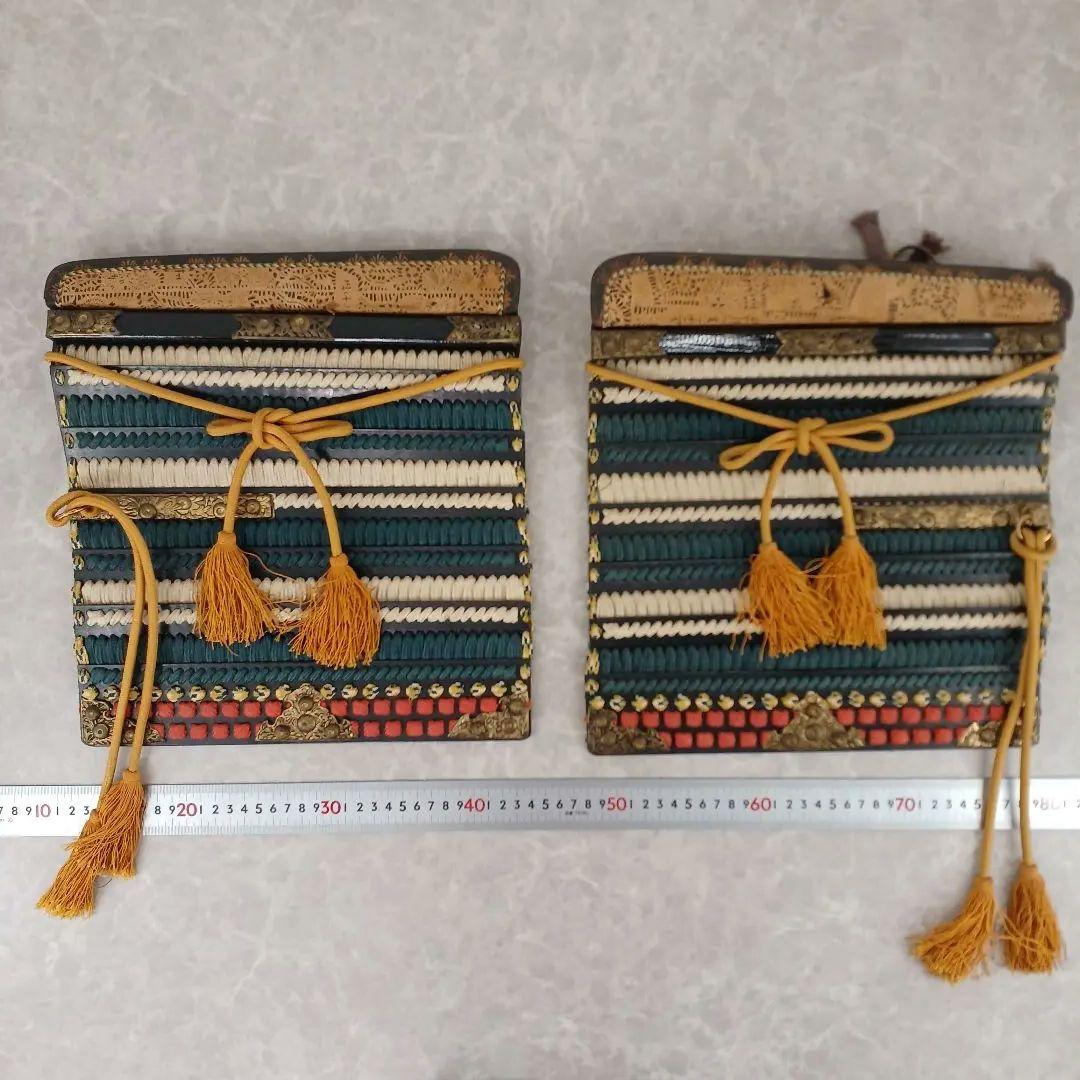 送料込み☆甲冑/等身大/武具【鎧兜一式】木製組み立て式 甲冑展示台付き