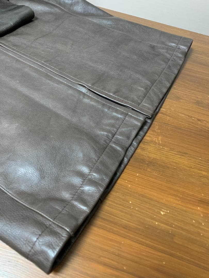 フランス製 [A.P.C.] シングルライダース レザージャケット M 牛革