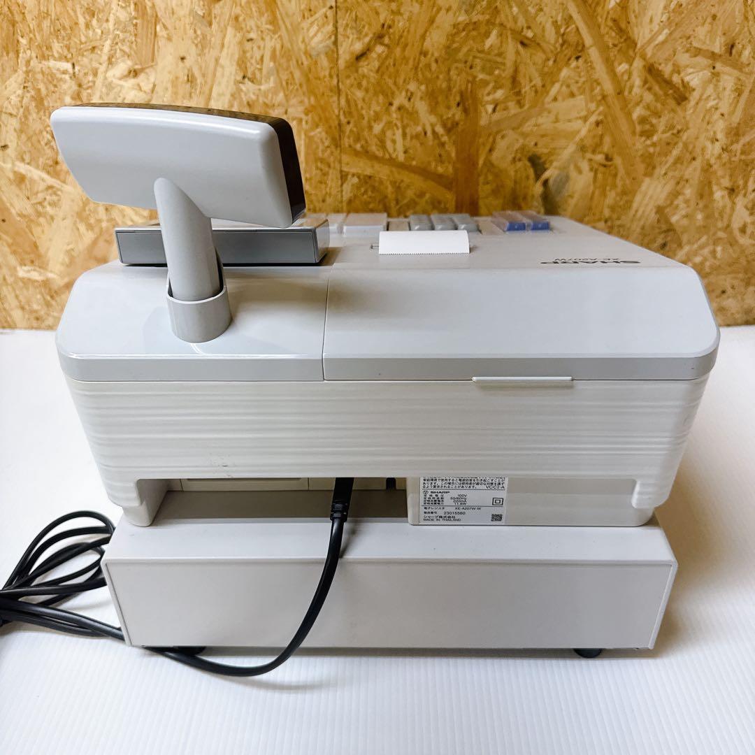 SHARP 電子レジスタ XE-A207W-W クレジット・電子マネー対応