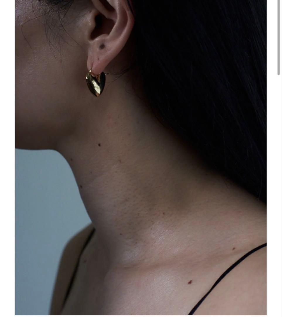 r ∆ 　R.Alagan Tiny puffy heart hoops