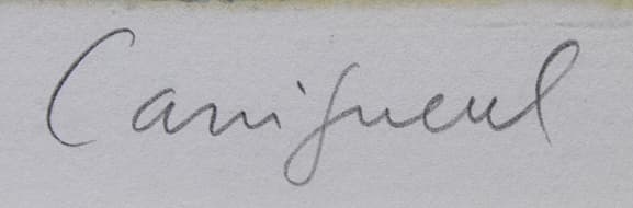 カシニョール 【大きなあじさい】 リトグラフ