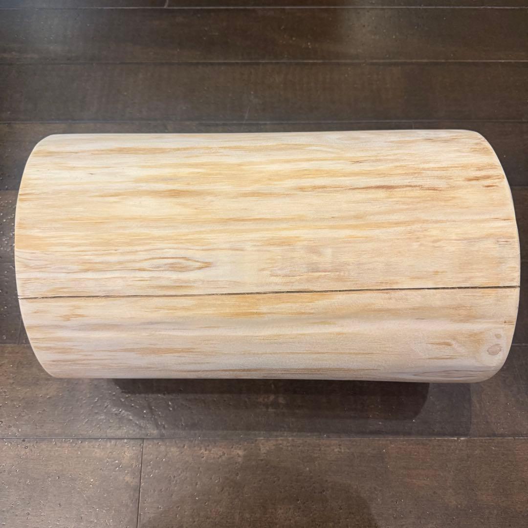 ★H159★天然ヒノキ★丸太★切り株★ちゃぶ台★テーブル★飾り台★スツール