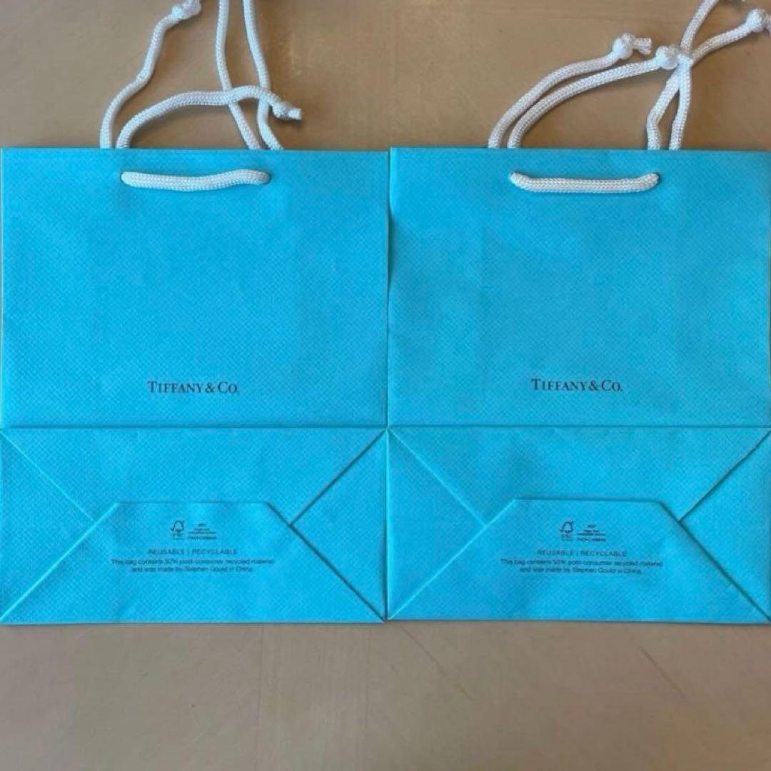 【新品未使用】ティファニー 紙袋 S 中サイズ 100枚 純正 正規品