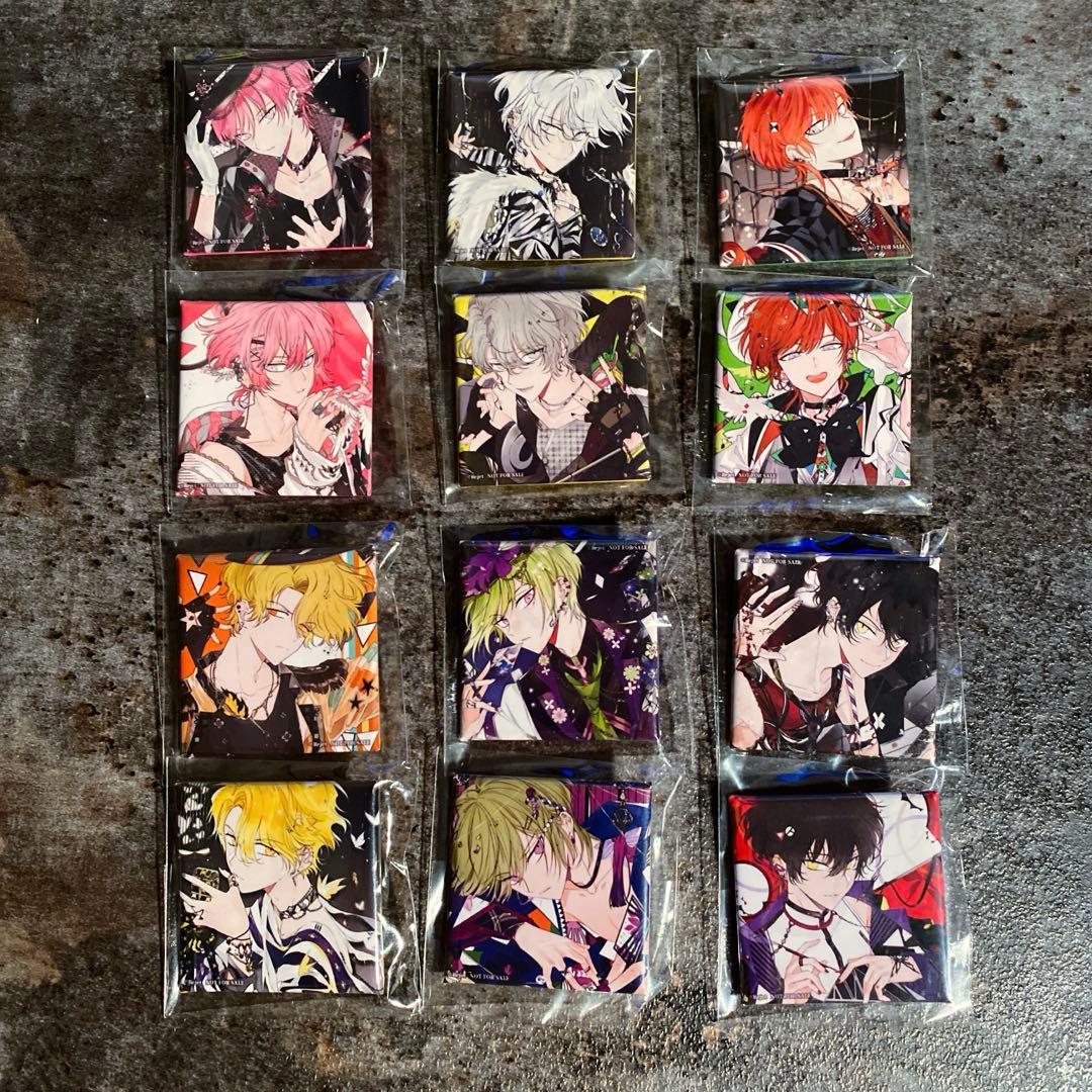 ディアヴォーカリスト　スクエア缶バッジセット