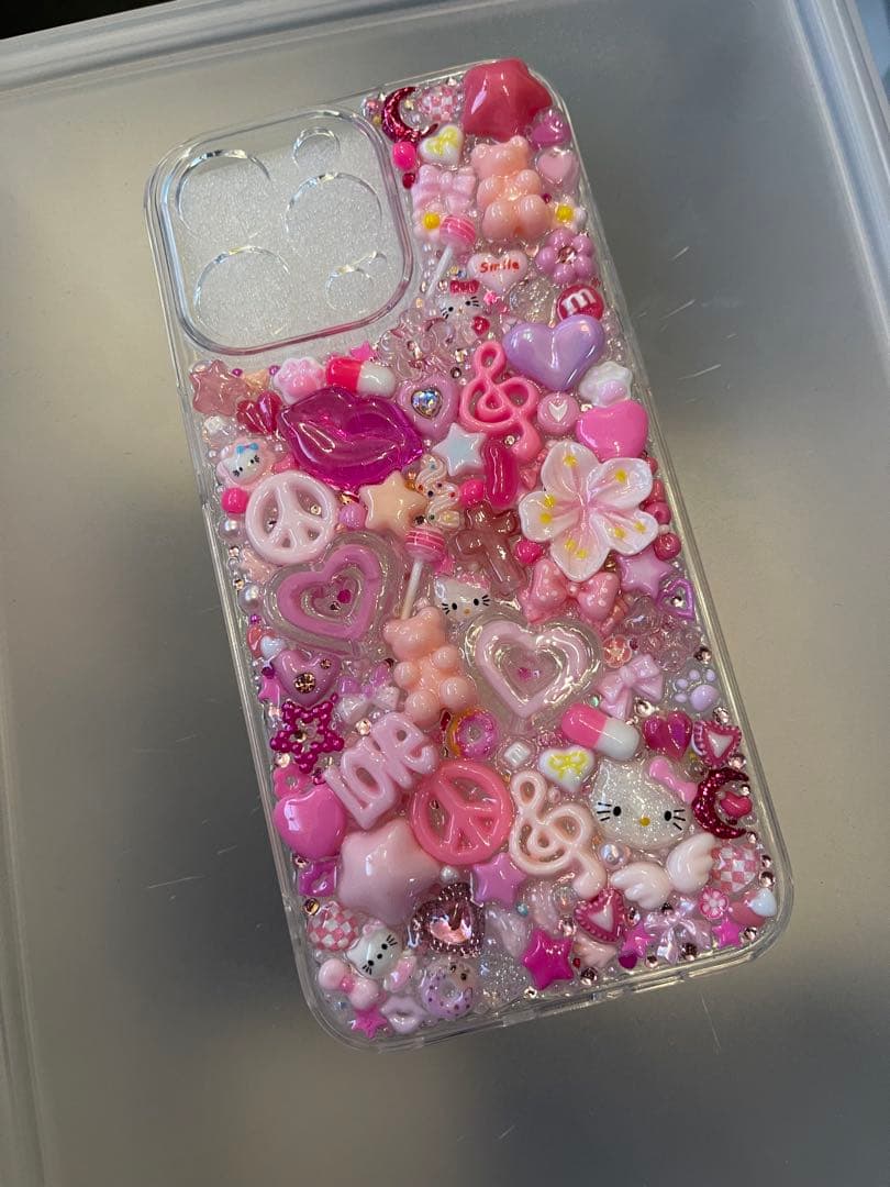 デコ電　オーダー　スマホケースデコ　デコケース