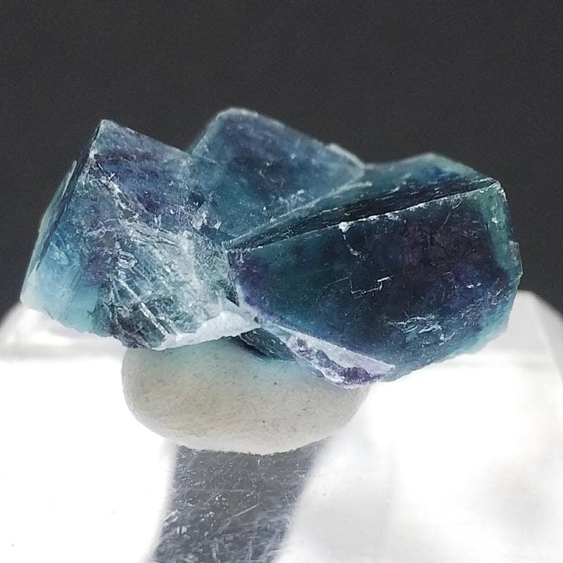 499 オコルス鉱山産 マリンブルー パープル フローライト