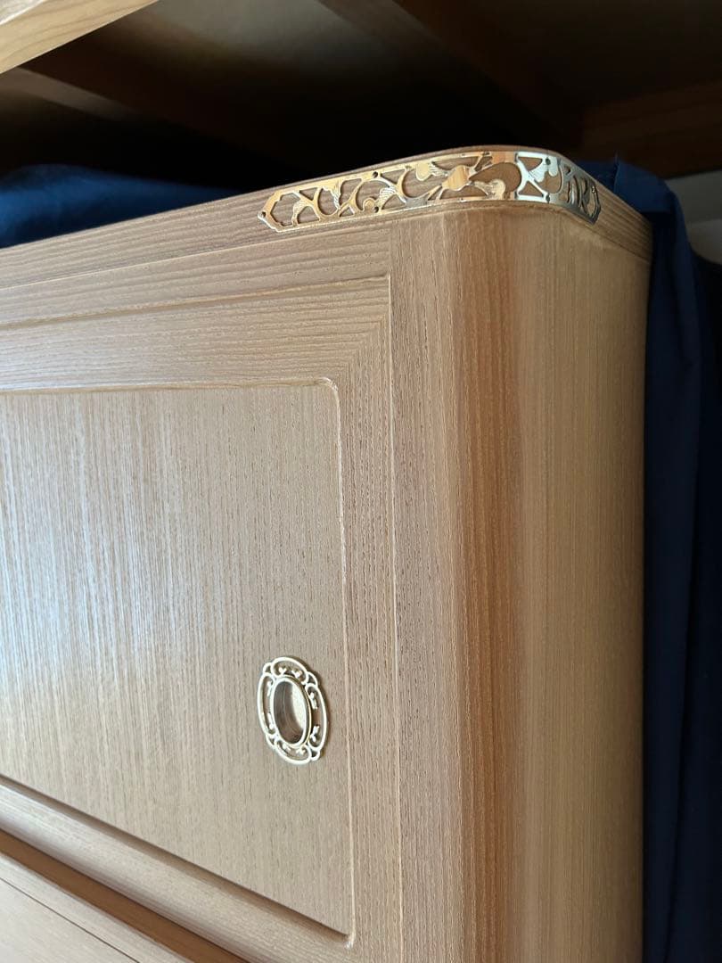 桐 箪笥 タンス 家紋・鍵付き