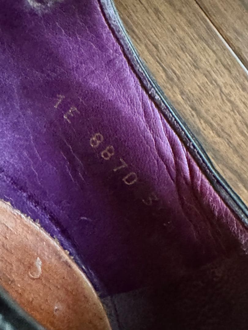 PRADA 12AW ラバーソール　バイカラー　　レザー　シューズ　赤　黒