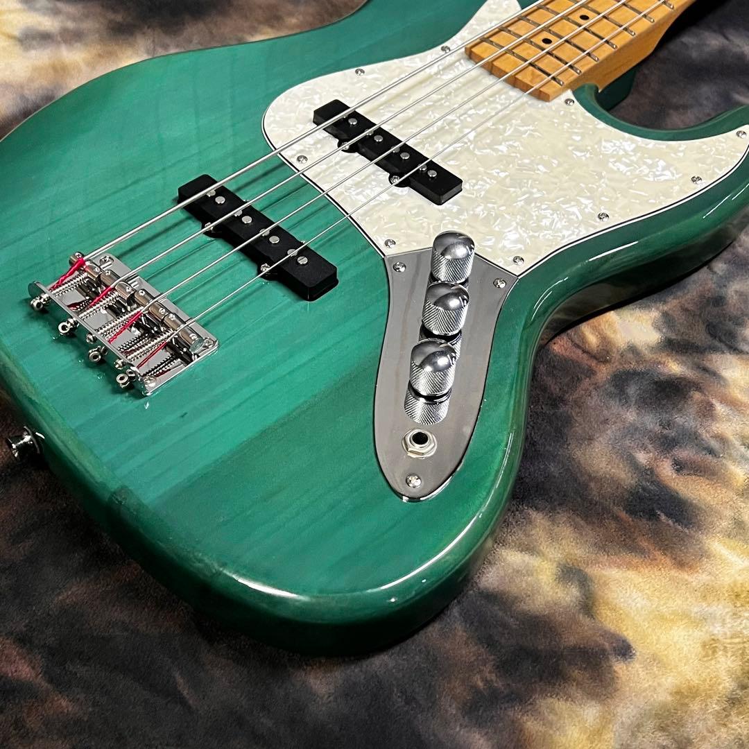 フォトジェニック ジャズベース シースルーグリーン 管AE