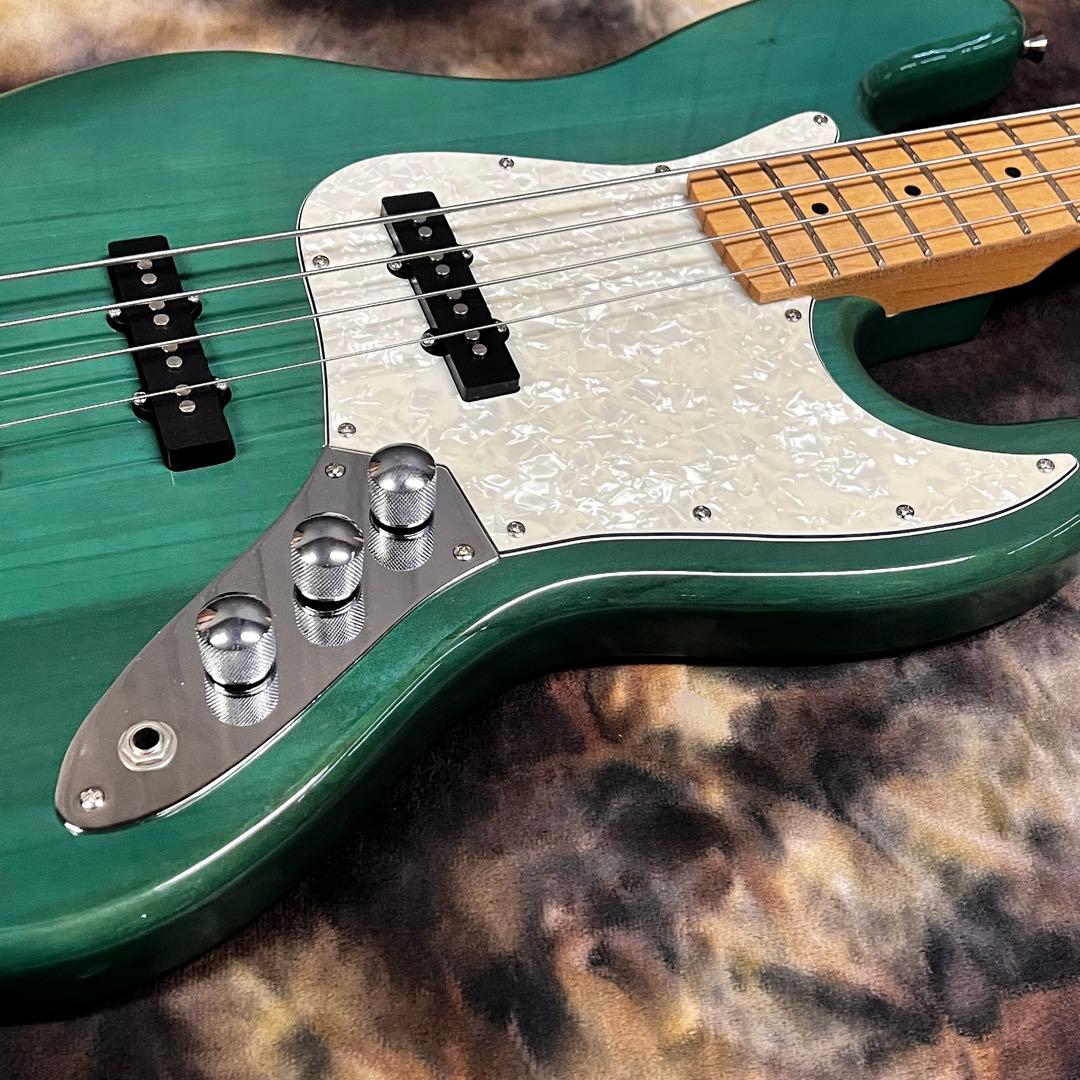 フォトジェニック ジャズベース シースルーグリーン 管AE