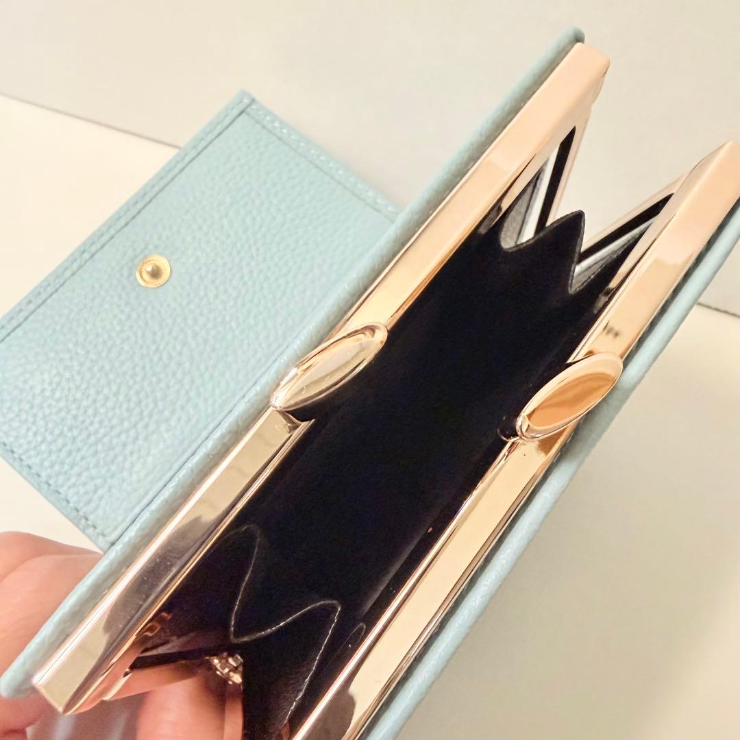 【新品未使用】　皇居財布　ブルー　がまくち　箱付き