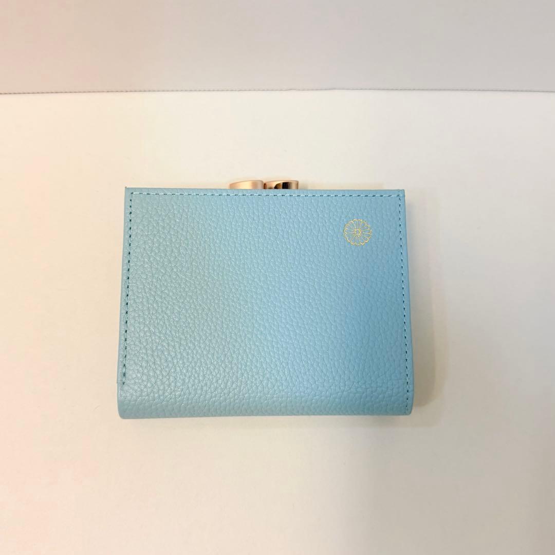 【新品未使用】　皇居財布　ブルー　がまくち　箱付き