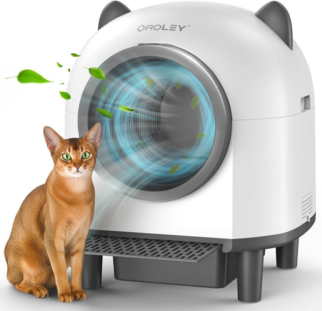 猫 自動トイレ 自動 猫トイレ 自動清掃 アプリ対応 ニオイ漏れ防止 大容量
