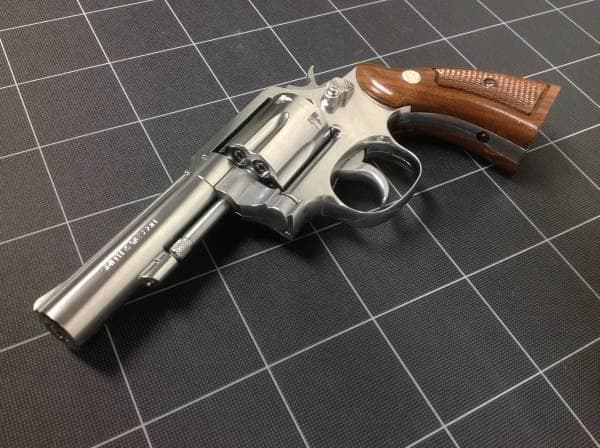未発火　美品！　コクサイ　S&W M65 4インチモデルガン　純正木グリ付き