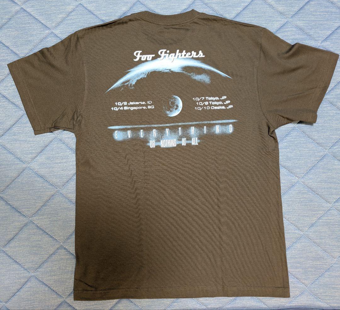 【未着用】Foo Fighters ブル-グローTシャツ L