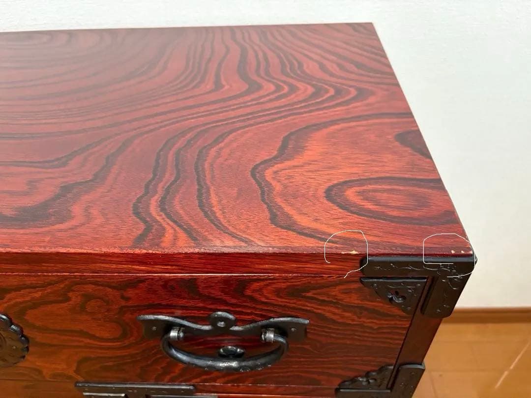 岩谷堂箪笥　みちのく小たんす(車付)