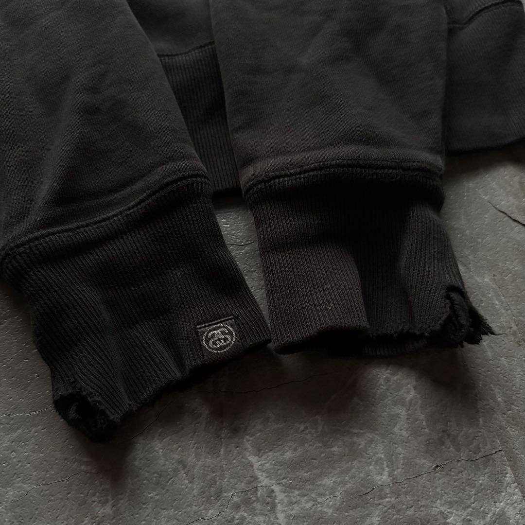 トップス 00s archive stussy far zip hoodie y2k