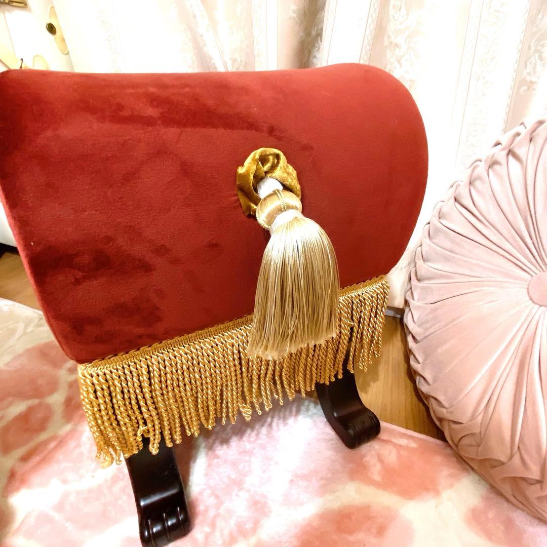 【希少】Francfranc ディズニー プリンセス 美女と野獣 スツール 椅子