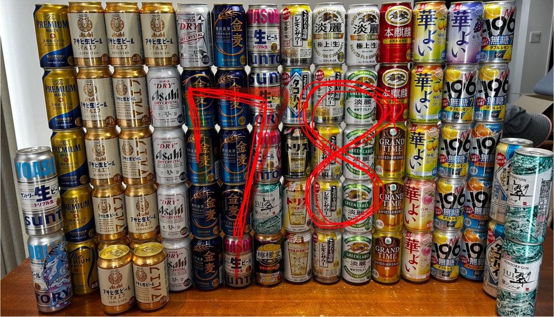 お酒　プレモル　アサヒ　マルエフ　まとめ売り！78本！