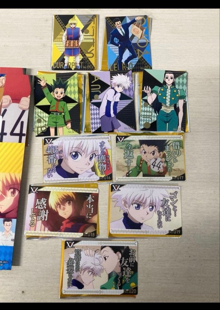 ハンターハンター 銀だこ 第2弾 全10種 カード＋スリーブ付き コンプ セット