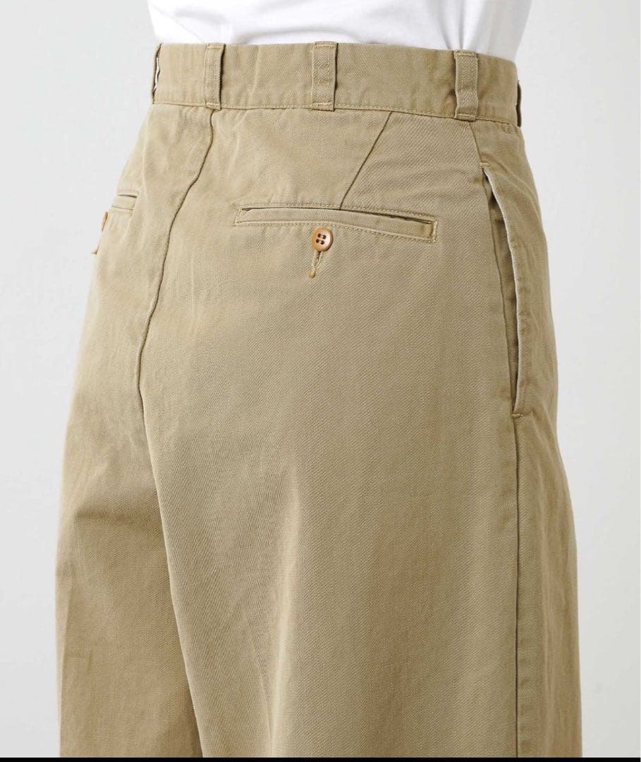 Whim Gazette 【GEMINI】 テーパードパンツ 38 ベージュ