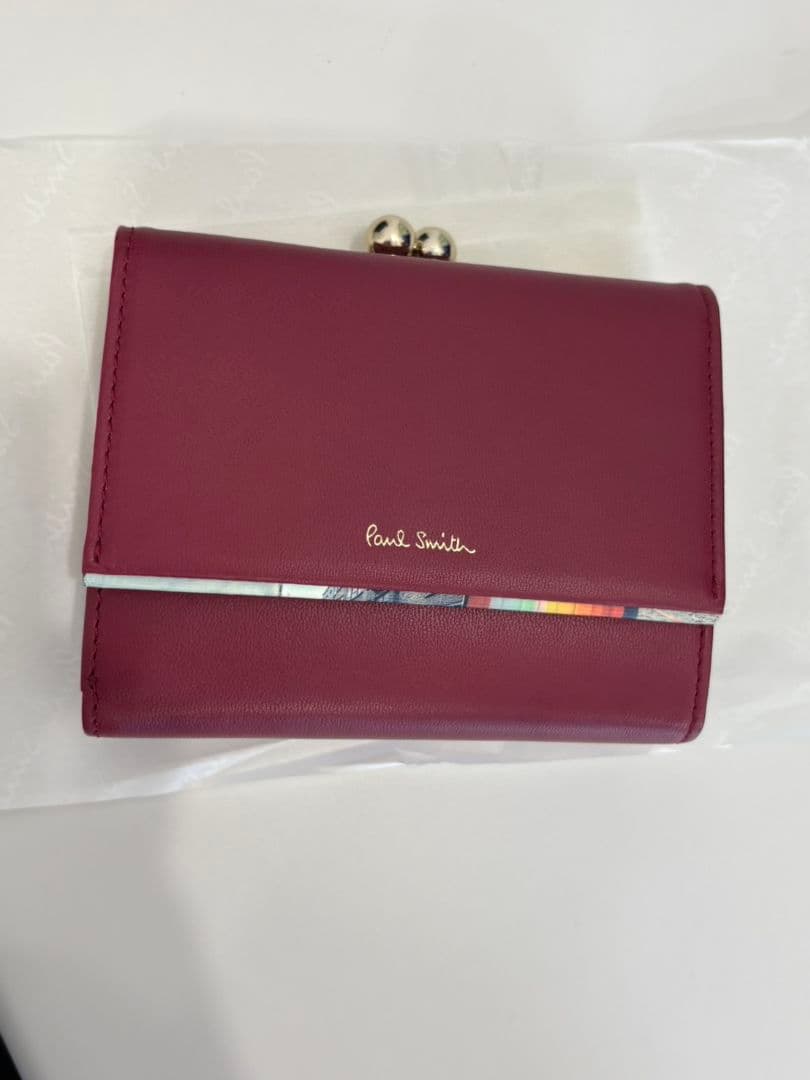 Paul Smith バーガンディ 三つ折り財布　未使用品