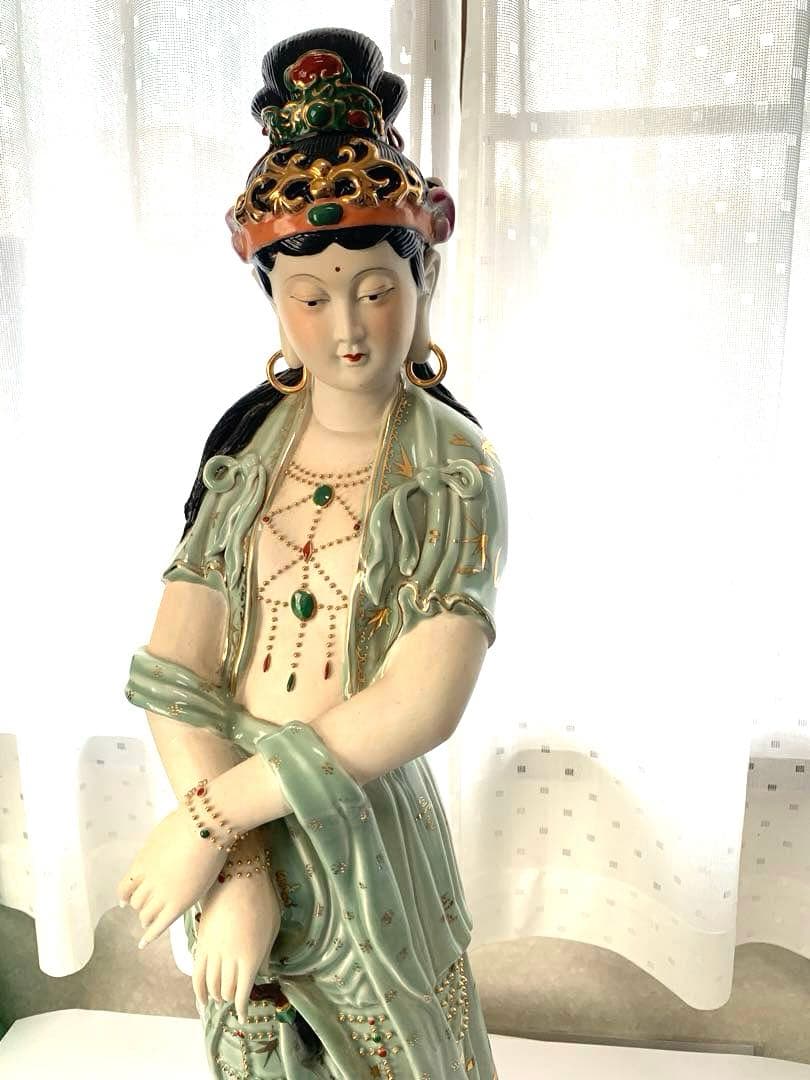 中国 景徳鎮 龍玉餐坊 在銘 印 唐物 陶器 中国美術 仏教 古玩 人形 美品