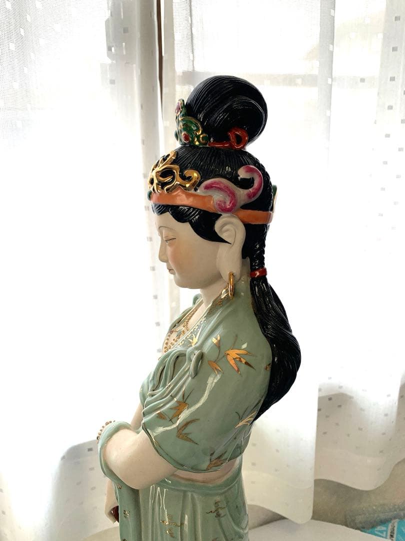 中国 景徳鎮 龍玉餐坊 在銘 印 唐物 陶器 中国美術 仏教 古玩 人形 美品