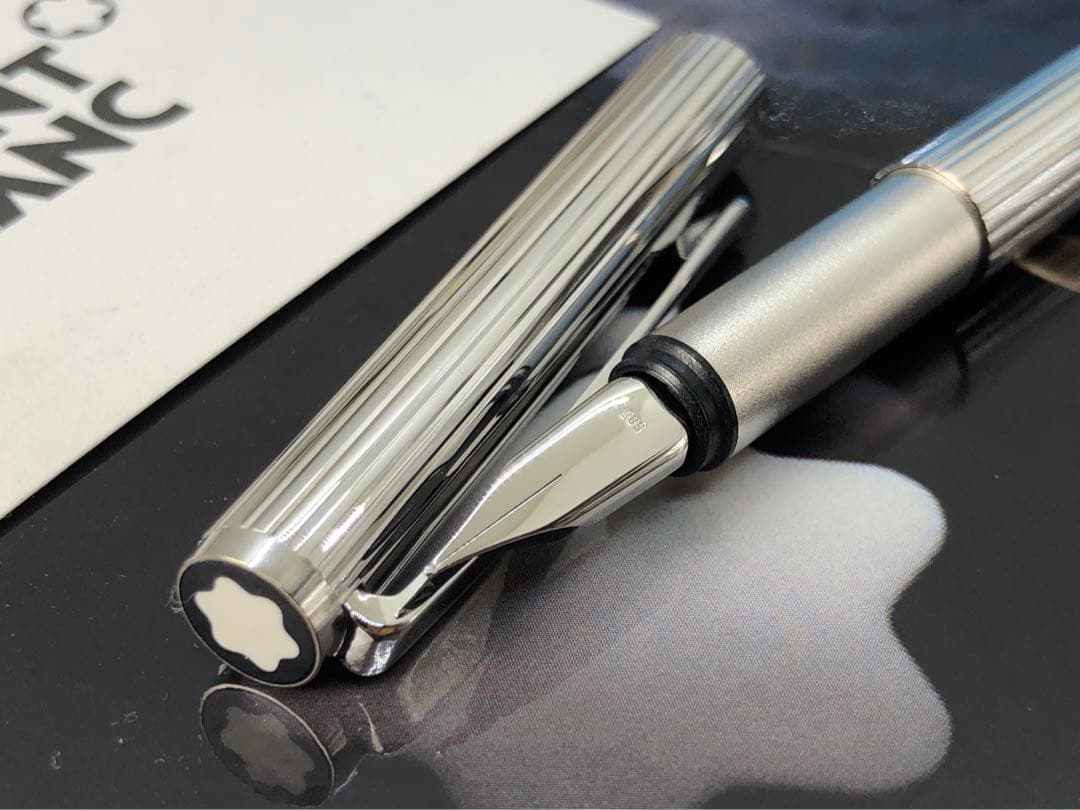 ⭐️モンブラン製⭐️金運アイテム⭐️頂点の総プラチナ張り⭐️ノブレスモデルNo1157⭐️