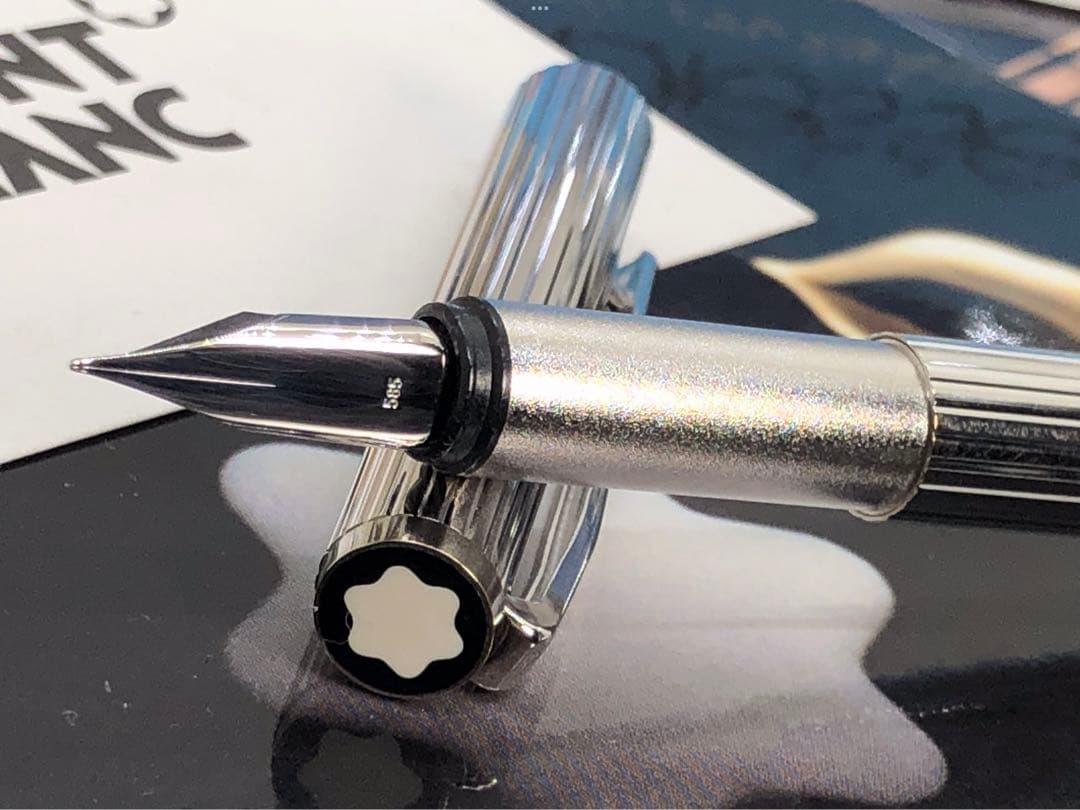 ⭐️モンブラン製⭐️金運アイテム⭐️頂点の総プラチナ張り⭐️ノブレスモデルNo1157⭐️