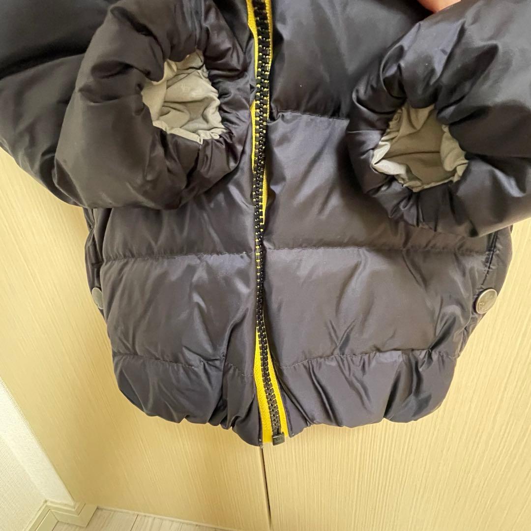 ポールスミス　ネオンゼブラリフレクターリバーシブルダウン90