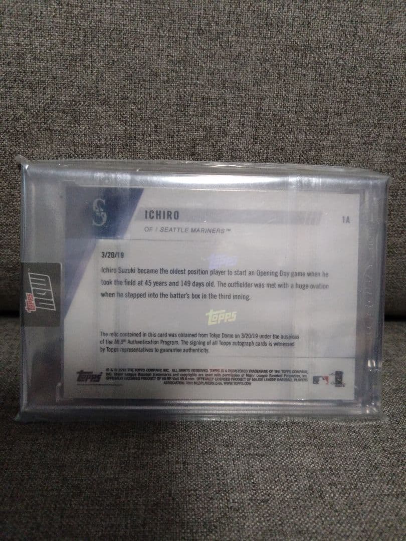 シアトル・マリナーズ　イチロー選手　Topp 直筆サインカード