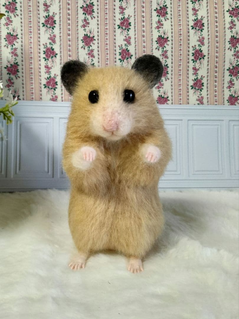 羊毛フェルト　キンクマハムスター