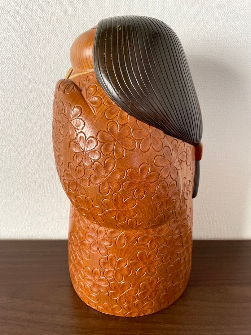 吉田 多加志 Takashi 創作 こけし kokeshi doll 木製 人形