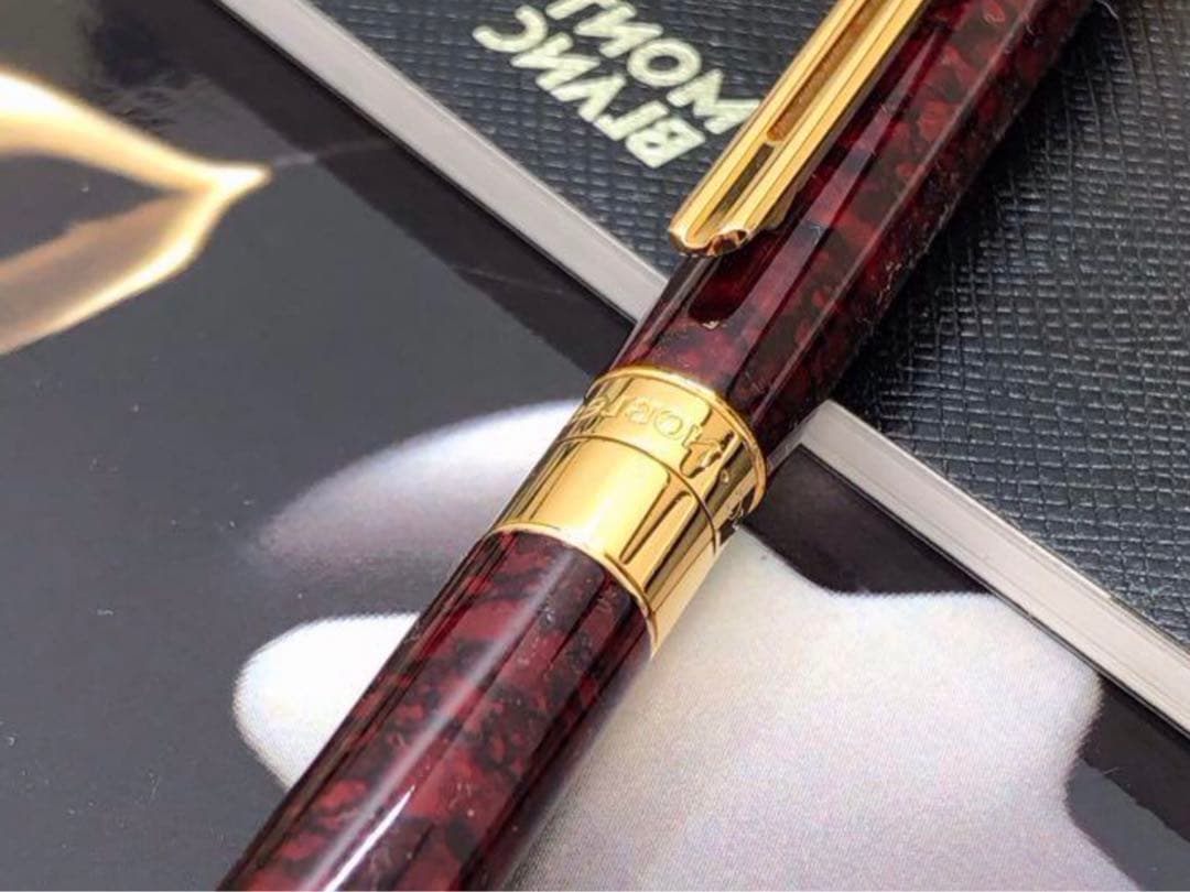 ⭐️金運⭐️幸運を呼ぶパワーストーン⭐️モンブラン⭐️ノブレス・ドウエ・レッド瑪瑙装飾⭐️