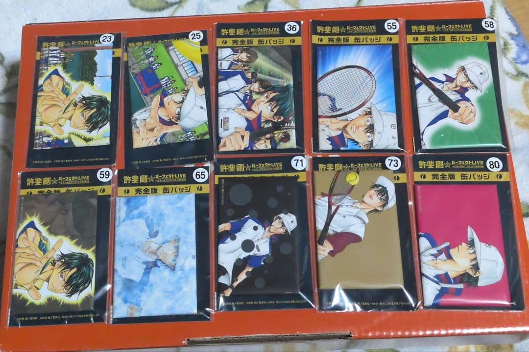 テニスの王子様　缶バッジセット