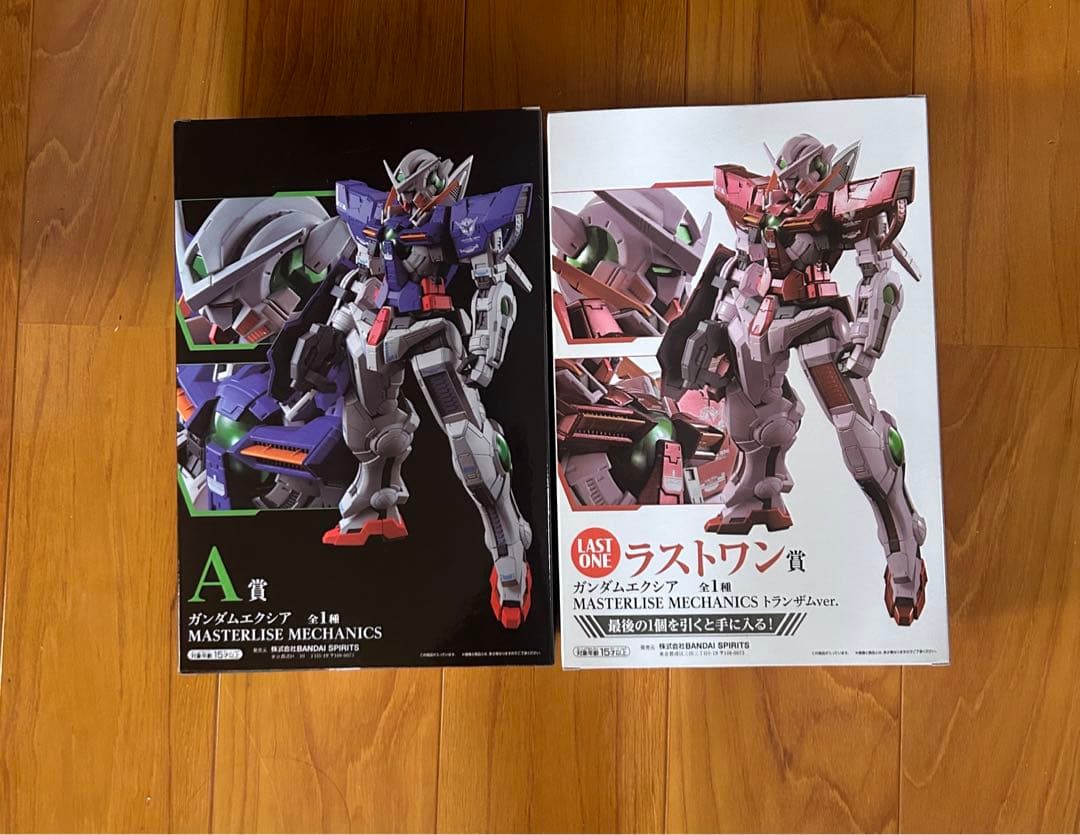 新品　1番くじ　ガンダム　エクシア2点セット