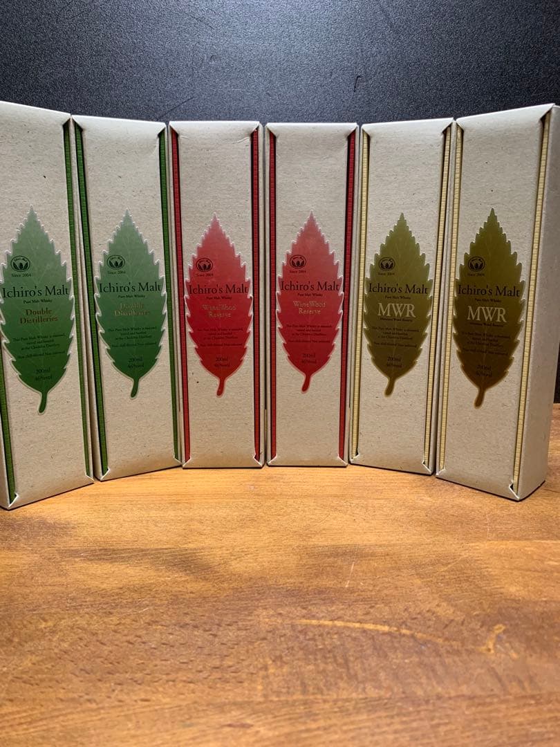 イチローズモルト200ml 旧BOXタイプ3種、6本