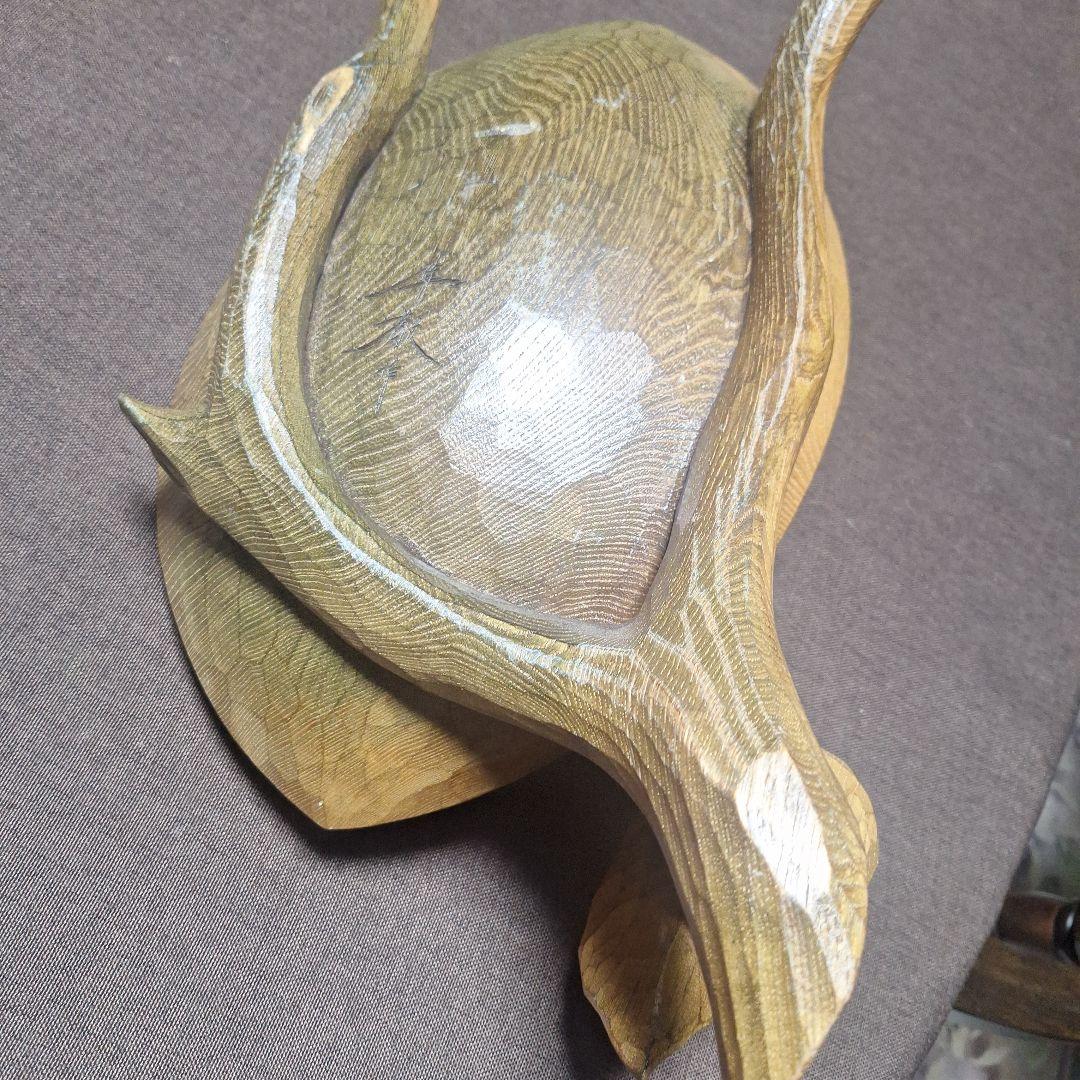 手彫り葉型木製ボウル(賀上隼敬作