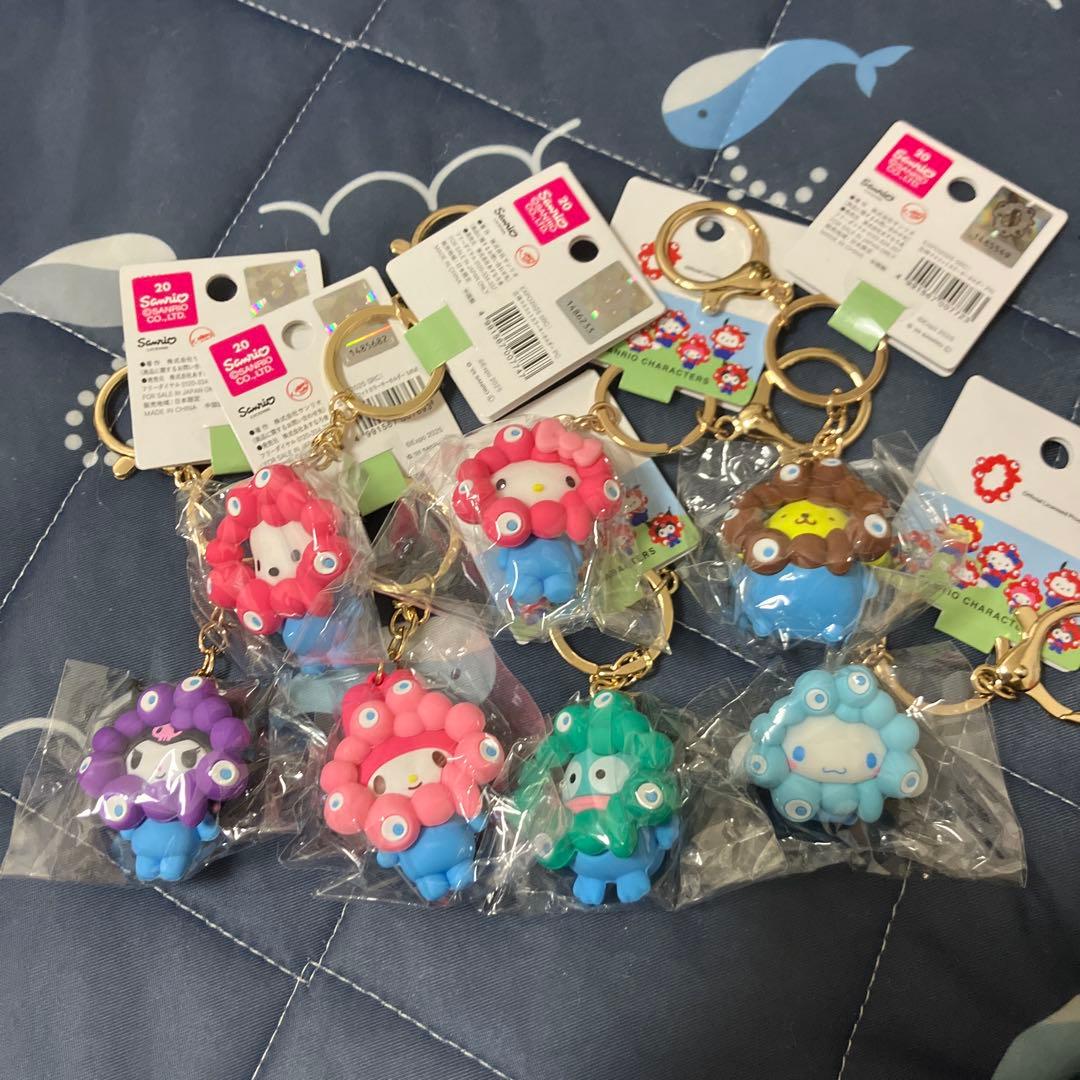 サンリオ ミャクミャク パステルカラーキーホルダー 7点コンプリート