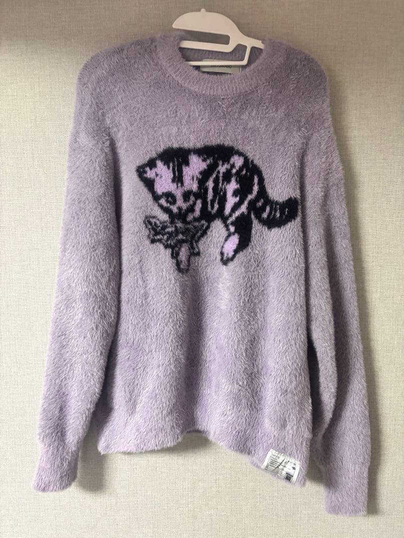 ミュージシャン SUNANEKO Mohair Touch Knit (Lavender) M