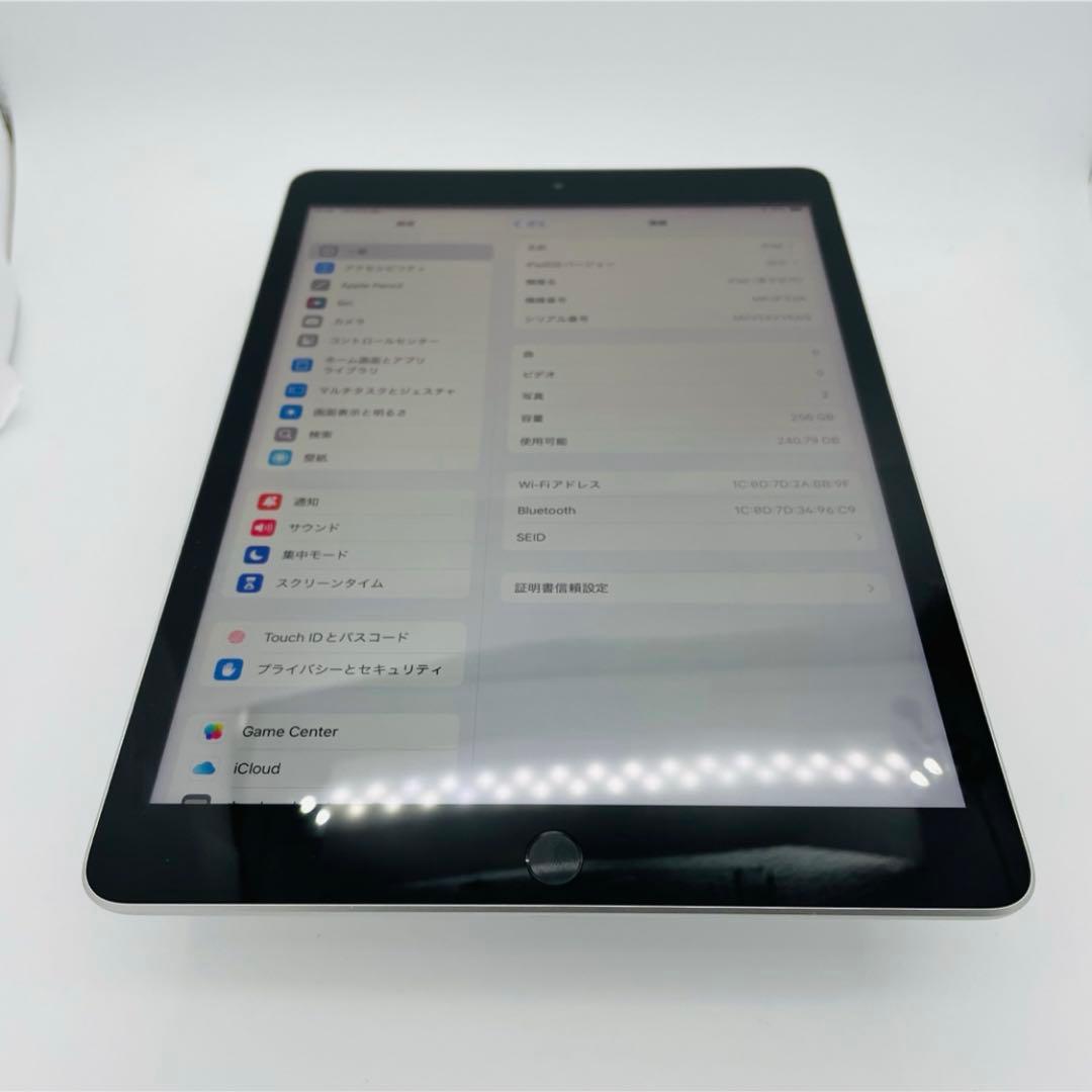 A 電池89% iPad 9 第9世代　256 GB シルバー　Wi-Fi 本体